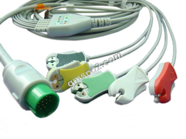 spacelab সঙ্গে একটি টুকরা তারের 5-LEAD iec দখল leadwires- .jpg