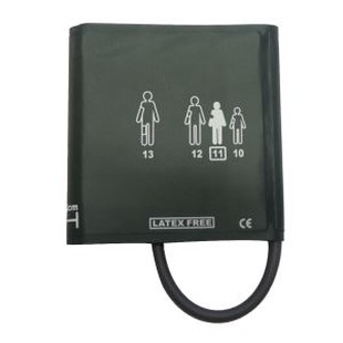 প্রাপ্তবয়স্ক # 11 Nibp Cuff, 25.3-34.3cm আর্ম চক্রাকার, গ্যাসবাগ ছাড়াই, একক টিউব