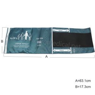 রক্তের মনিটর জন্য বড় প্রাপ্তবয়স্ক একক টিউব Nibp কড়া