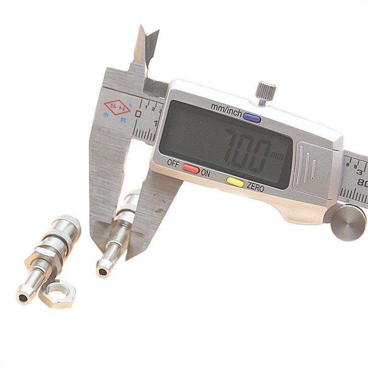 Nibp Cuff Female Bayonet Socket Connector Blood Pressure Cuff Air Hose Connector Metal Connector 5pcs/pack