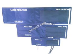 বাচ্চা, প্রাপ্তবয়স্ক, বড় প্রাপ্তবয়স্ক নীল টেকসই একক ডুয়াল টিউব এনআইবিপি ক্যাপ গ্যাসব্যাগে ছাড়া