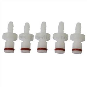 প্লাস্টিকের পুরুষ লকিং সংযোগকারী NIBP কাফ এয়ার পায়ের পাতার মোজাবিশেষ সংযোগকারী মার্কেজের সাথে ব্যবহার করুন