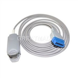 OXY-F4-GE সামঞ্জস্যপূর্ণ প্রাপ্তবয়স্ক আঙুল ক্লিপ SPo2 সেন্সর